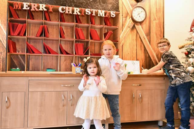 There's still time for youngsters to visit Santa's Post Office in Falkirk High Street.