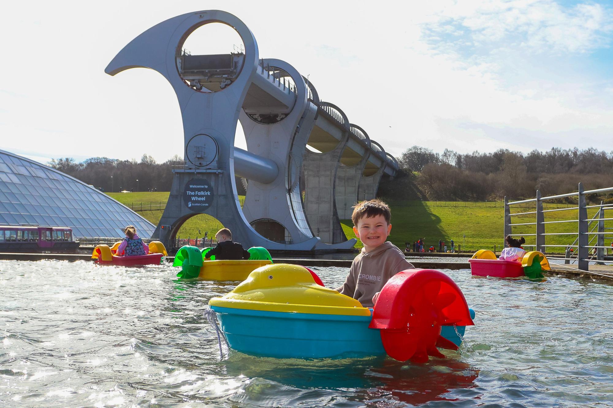 In pictures: Easter celebrations at the Falkirk Wheel