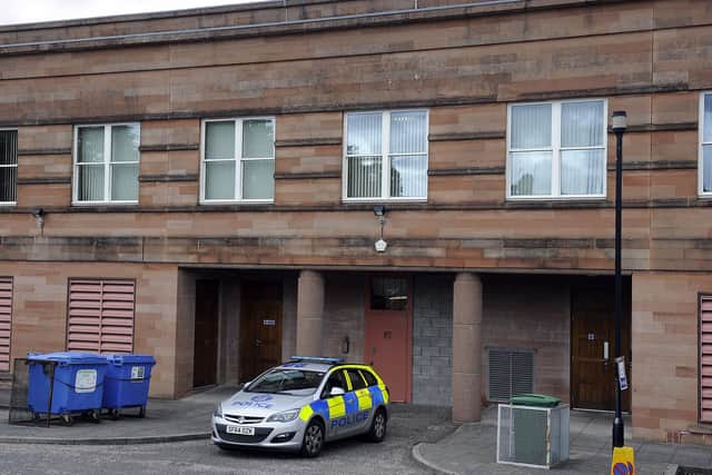 Jack Hughes, of Shieldhill, appeared from custody at Falkirk Sheriff Court. Picture: Michael Gillen.