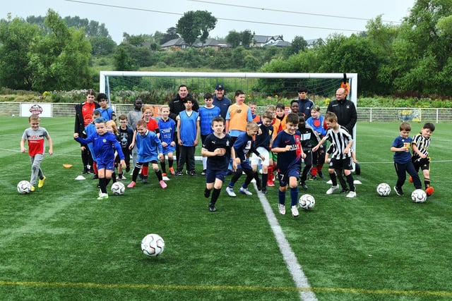 The camps were delivered by Tom Elliott, CEO of the Galaxy Foundation and foundation coaches/volunteers
