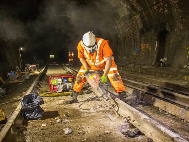 Engineers will be carrying out works on the railway over the festive period.  (Pic: Network Rail)