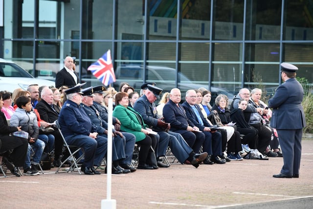 Some of the invited guests ahead of the parade arriving in the school grounds.