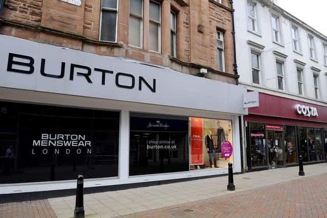 Plans are now being drawn up to convert the former Burtons shop into a retail and residential development