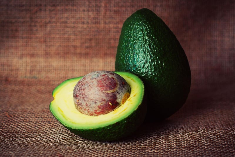 Avocados comatin persin which is toxic for dogs. Most of the substance is concentrated in the leaves, skin and pit of the fruit, but it is also present in small amounts in the flesh. Symptoms include vomiting, diarrhea, and myocardial damage.