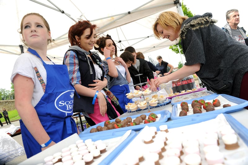 The cake treats are proving very popular.