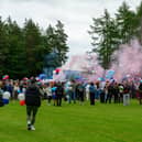 The community gathered to remember Charlie Noble.