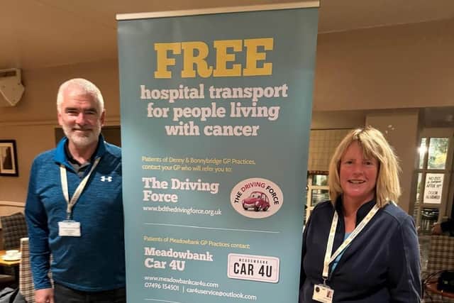 June Kirkwood and Graeme Sutherland of Home to Hospital