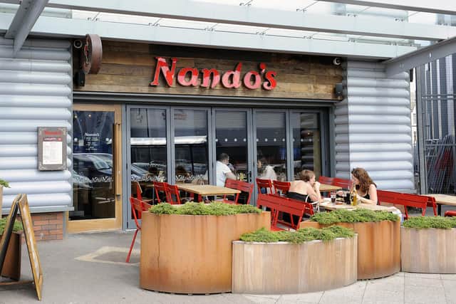 Nando's at the Central Retail Park is supporting a local charity with its cash raised from carrier bag charges