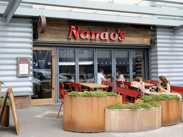 Nando's at the Central Retail Park is supporting a local charity with its cash raised from carrier bag charges