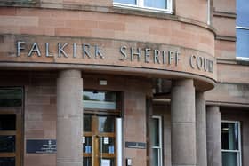 Houston appeared at Falkirk Sheriff Court (Picture: Michael Gillen, National World)