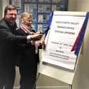 Mary Kenyon BEM with Ian Hicks, SSAFA’s Progress Programme Business Lead