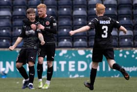 Matty Yates scored a stunning free-kick to level the match for Stenhousemuir in the first-half (Photo: Alan Harvey/SNS Group)