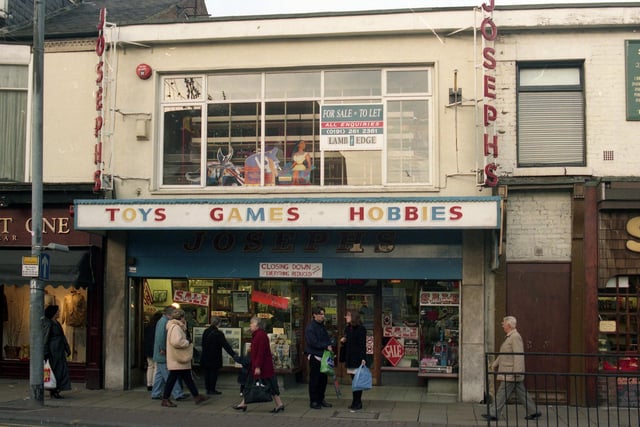Josephs toy shop in Holmeside. What was your best buy there?