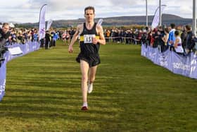 Vics’ Scott Stirling in action (Photo: Bobby Gavin/Scottish Athletics)