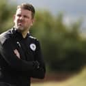 BU boss Stuart Hunter on the touchline against Colts (Photo: Alan Murray)