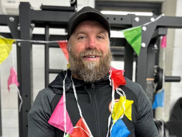 Stuart Jamieson celebrates his 49th birthday at the gym this week - ready for his 50th challenge.