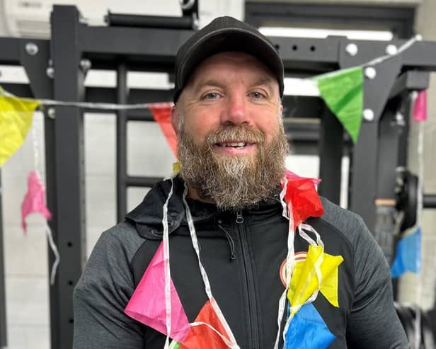 Stuart Jamieson celebrates his 49th birthday at the gym this week - ready for his 50th challenge.