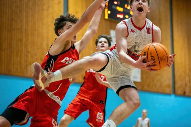 Oliver Coffey scored 10 points for Falkirk Fury (Pictures by Gary Smith)