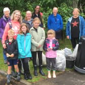 Burgh Beautiful volunteers have already taken part in two litter picks, this one around Xcite Linlithgow.