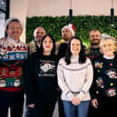 The team at Crunchy Carrots in Falkirk have recreated the iconic Band Aid video to spread some festive cheer this Christmas.