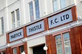 Partick Thistle reacted to their relegation. Picture: John Devlin.