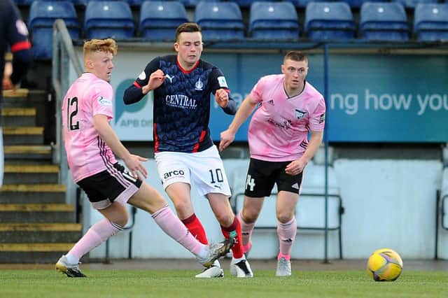 Falkirk will be without Anton Dowds (pictured), Aidan Connolly, Charlie Telfer, Paul Dixon and Ben Hall who all miss out through injury.