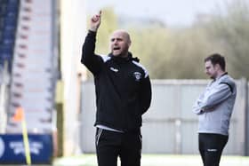 Shire boss Pat Scullion on the touchline (Photo: Alan Murray)