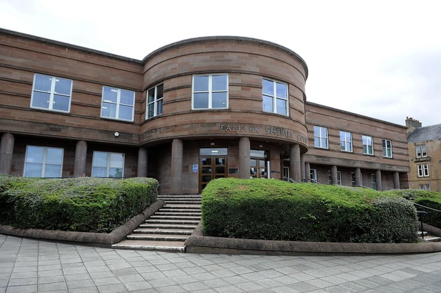 Camelon man Euan Anderson appeared at Falkirk Sheriff Court on Thursday. Picture: Michael Gillen.