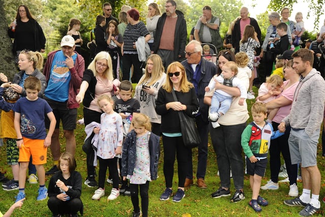 The crowds gather to cheer on their plastic pacesetters 
(Picture: Alan Murray, National World)