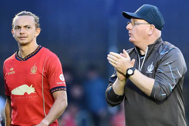 Falkirk ace Aidan Nesbitt is not available for selection by John McGlynn this weekend (Pic Michael Gillen)