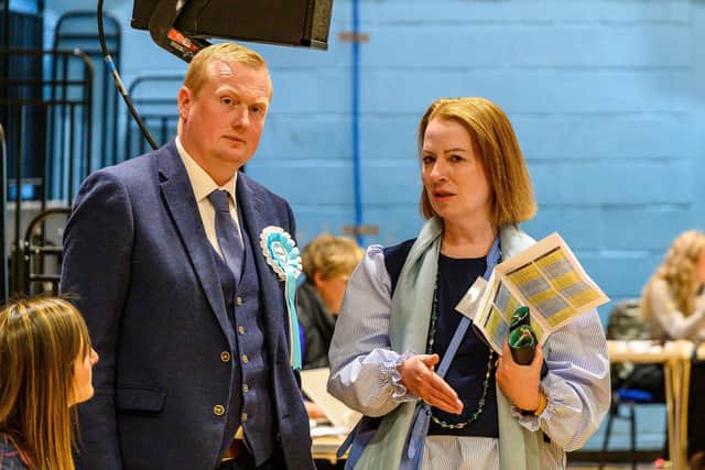 Amanda Bland, right, is no longer a Reform UK MSP. Pic: Michael Gillen