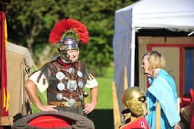 The popular family fun day as part of Big Roman Week took place at Kinneil House, Bo'ness on Saturday. Pic: Alan Murray.