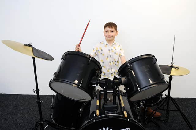 Jack Faulds, 9  at Fun Music Factory