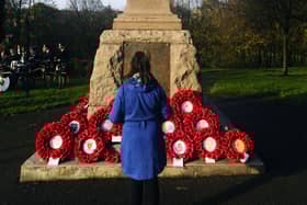 A parade and service was held in Bonnybridge when the community paid its respects