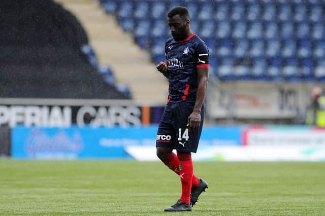 Morgaro Gomis left Falkirk this month and has now signed for fellow League 1 side Clyde