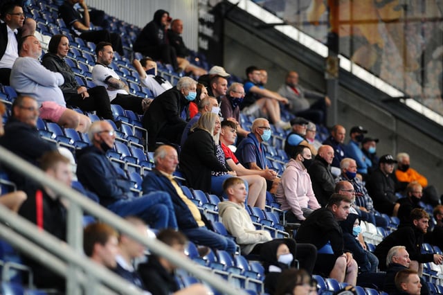 Falkirk welcomed fans back for the first time in almost 500 days with a crowd of 686 supporters in attendance for their 5-1 win over Albion Rovers