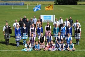 Airth Highland Games was cancelled in 2021 but a special ceremony to mark the event's 150th anniversary did take place