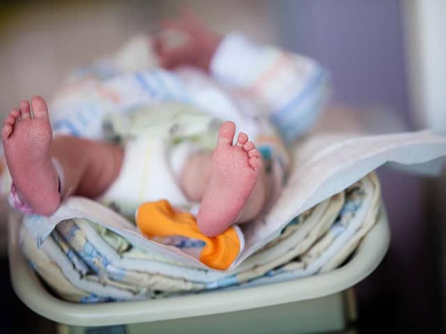 339 babies born in Forth Valley for the year until March 2021 weighed over 8lb 13oz.