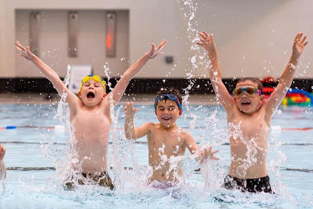 Children enjoyed a long awaited return to swimming lessons at Falkirk area pools this week