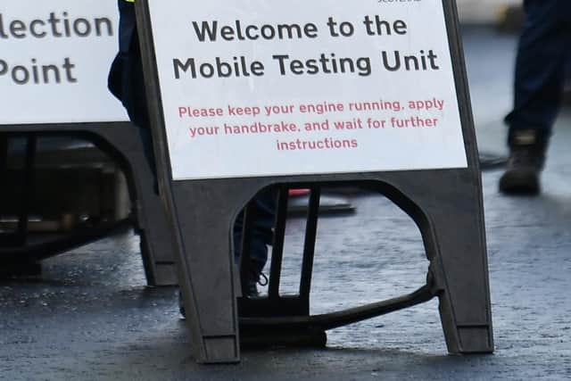 NHS Forth Valley has set up another mobile COVID-19 testing centre