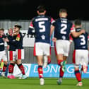 Callumn Morrison netted twice as the Bairns stunned the travelling Terrors (Photo: Michael Gillen)