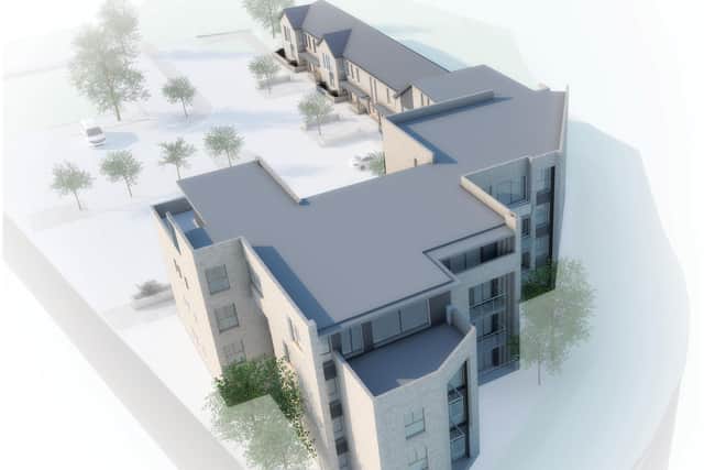A drawing of how properties at Ochilview Developments' No 1 Old Bellsdyke Road site will look. Contributed.