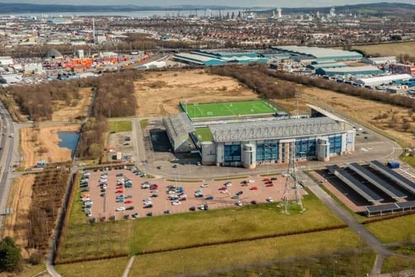 Falkirk Council has agreed to rent out unused land at the rear of Falkirk Stadium for £1 per year. Pic: Submitted