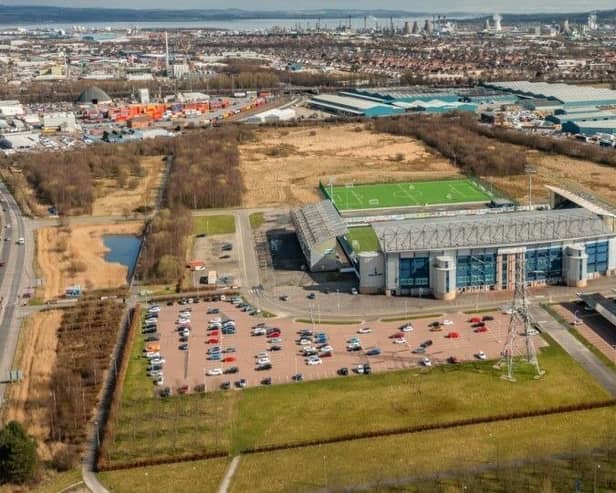 Falkirk Council has agreed to rent out unused land at the rear of Falkirk Stadium for £1 per year. Pic: Submitted