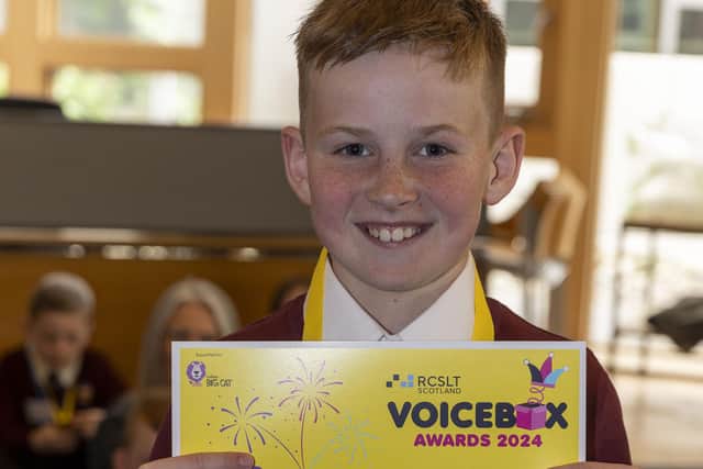 Oliver Hughes was one of 28 schoolchildren from across Scotland to take part in the final.