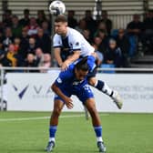 Leon McCann in action for the Bairns (Pic by Michael Gillen)