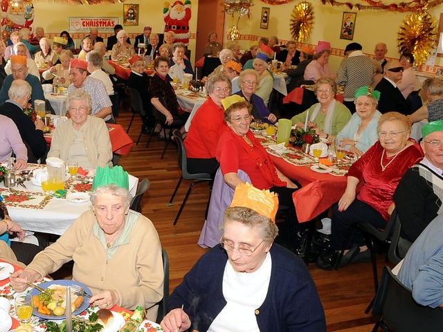 Grangemouth, Talbot House Christmas lunch 2008.