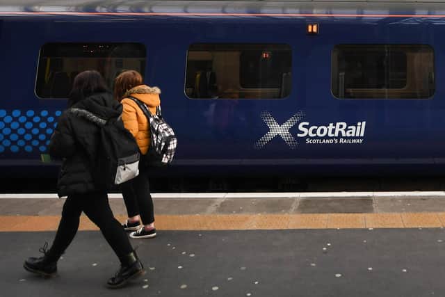 ScotRail has confirmed a signalling system fault is causing disruption to train services between Glasgow Queen Street and Edinburgh. Picture: John Devlin.