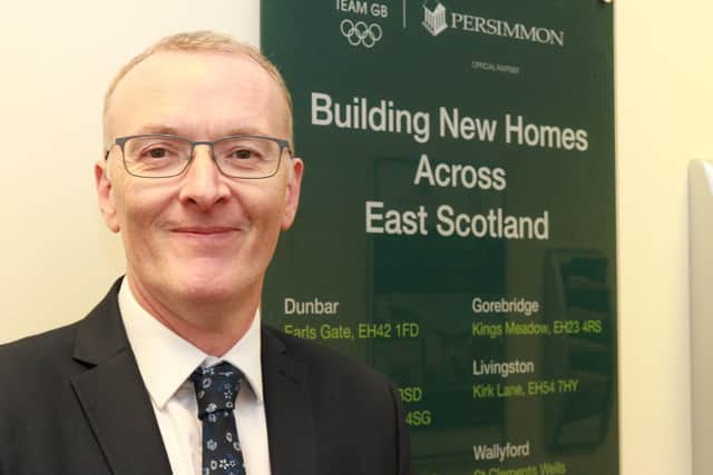 Neil Parry is the new managing director of Persimmon Homes East Scotland