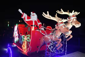 Larbert Round Table's Santa Sleigh toured the Larbert and Stenhousemuir areas in the run up to Christmas raising money for charity.